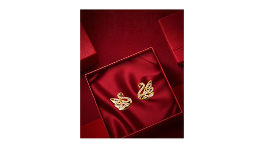 “Swan Elegance AD Earrings”