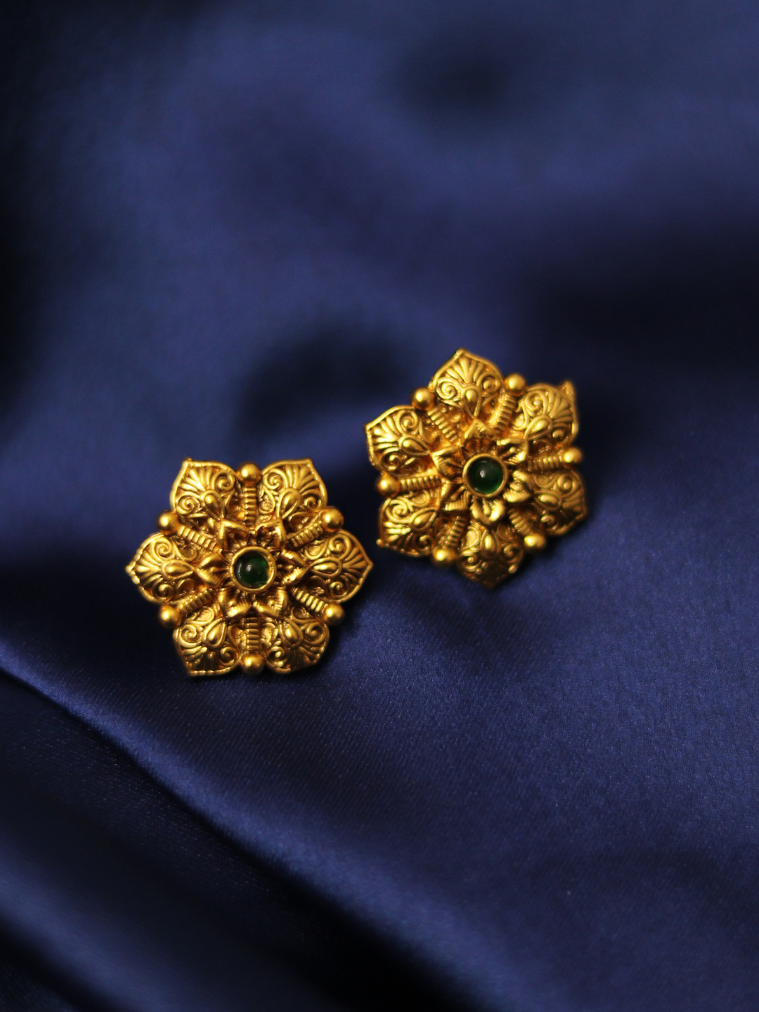 Antique Gold Plated Temple Tops 09-001