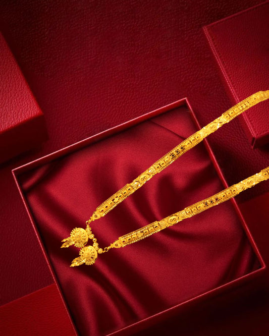 “Divine Temple Long Mangalsutra”