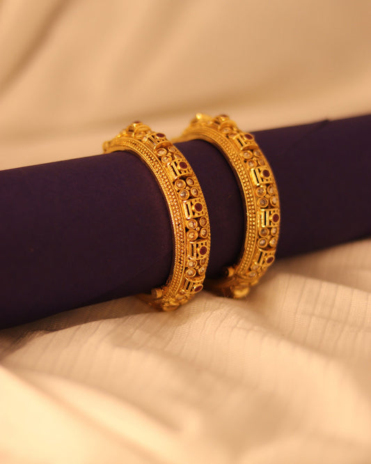 “Regal Heritage Gold-Plated Kangan”