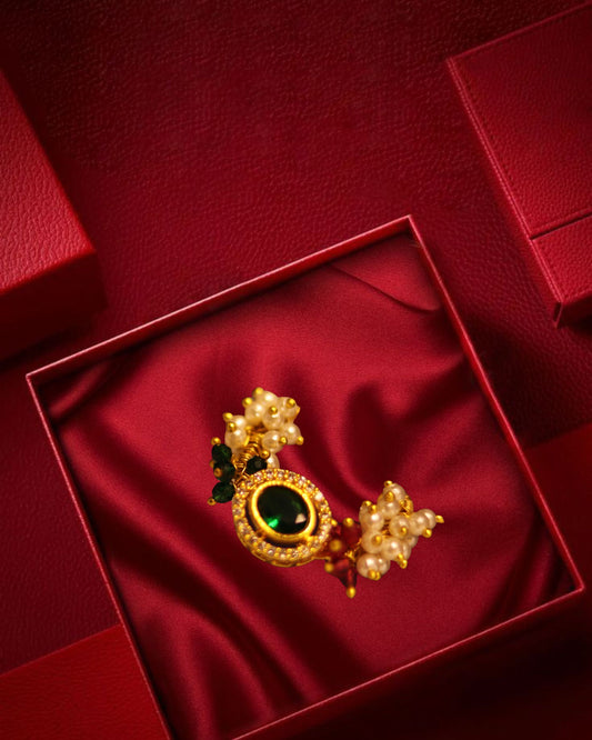 “Emerald Pearl Maharashtrian Nath”